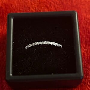 Moissanite Diamond dainty Band size‎ 8